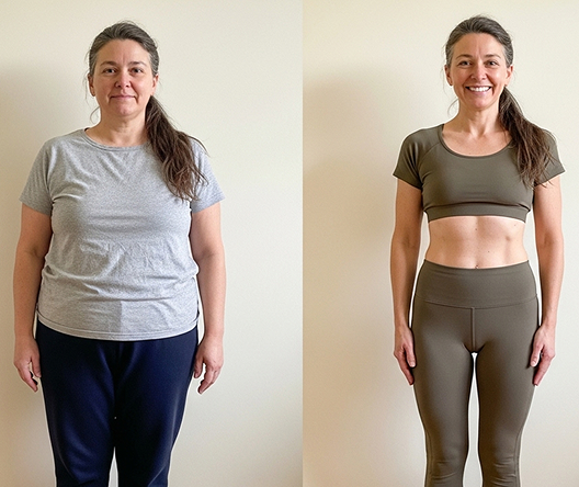 Woman losing weight with the Air Diet personalized plant-based meal plan and healthy reicpes Woman losing weight with the Air Diet personalized plant-based meal plan and healthy reicpes