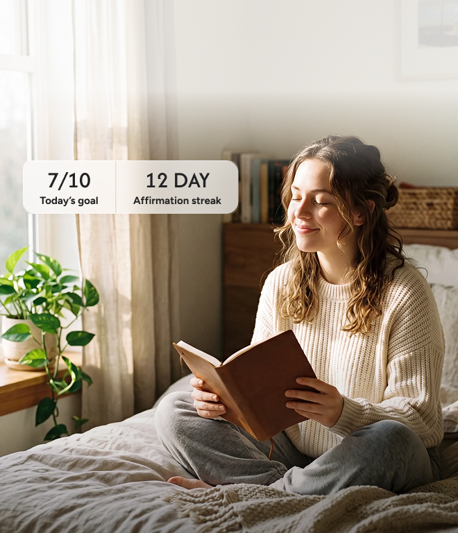 Manifest daily with affirmations