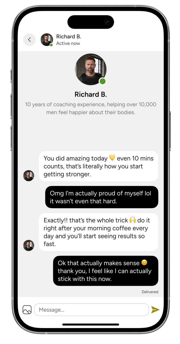 Your Personal Military Fitness Coach In Your Pocket Mockup image