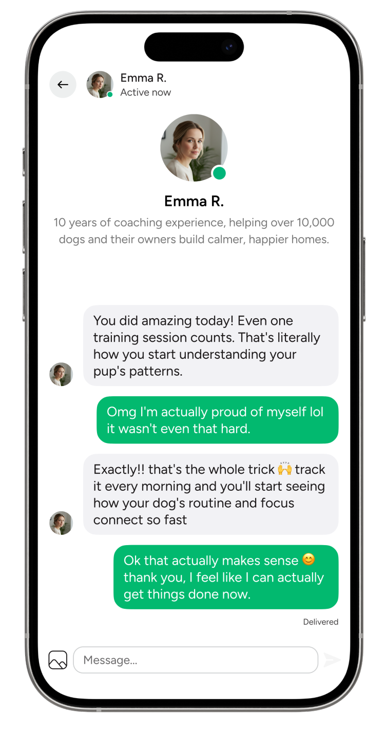 Your Personal Dog Trainer In Your Pocket Mockup image