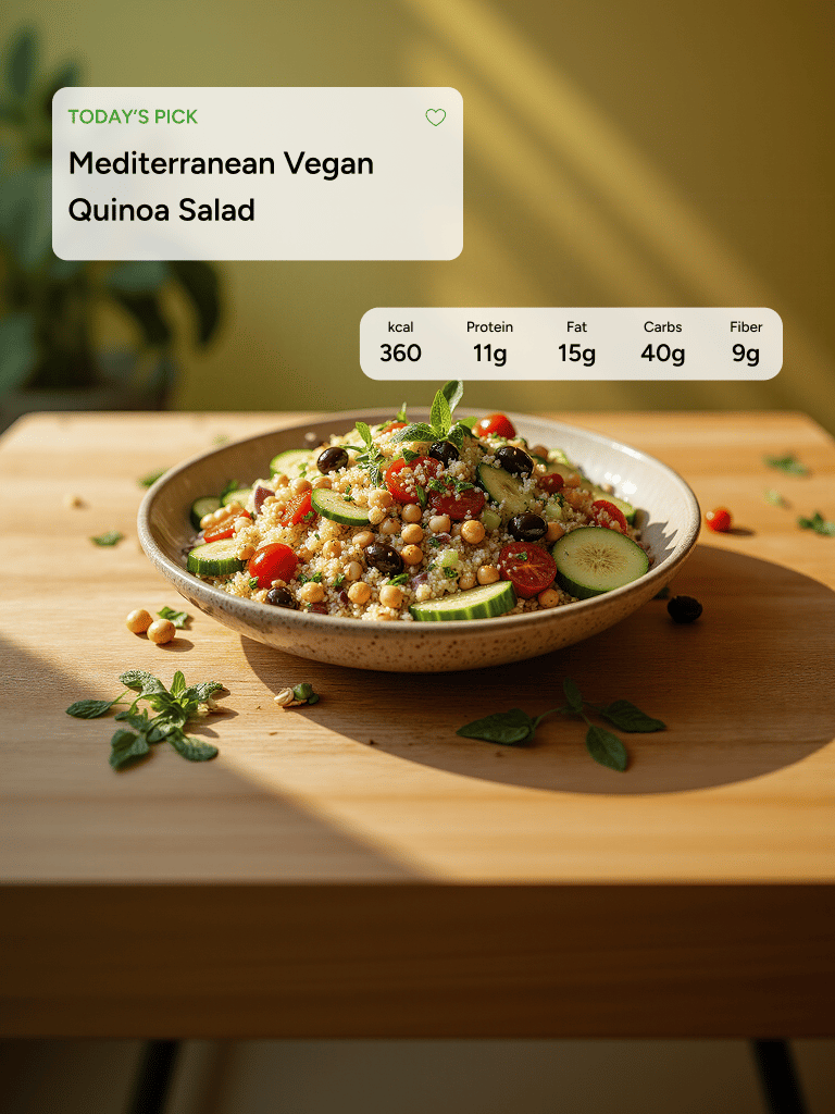 Meal plans made for you